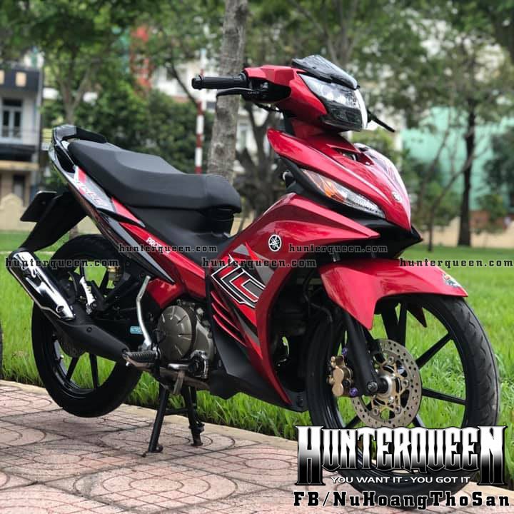 Tem rời Exciter 135 lên tem đỏ LC. Dán xe đời 2011-2014. Decal chống nước không bay màu