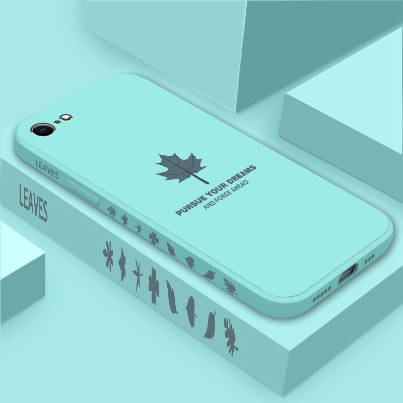 Ốp điện thoại hình lá phong có dây đeo thích hợp cho IPHONE 13 PRO 13 PRO MAX 11 11PRO 11PRO MAX 12 12PRO 12PRO MAX 7 8