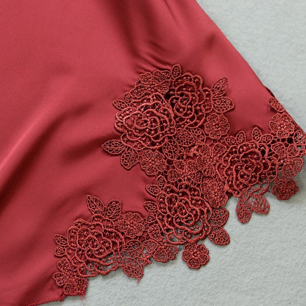 Váy ngủ phi lụa sexy hai dây cổ V babydoll 🔥tặng LÓT NGỰC🔥 đồ ngủ lụa BIGsize MLXL tới 65kg sale giá rẻ | BigBuy360 - bigbuy360.vn