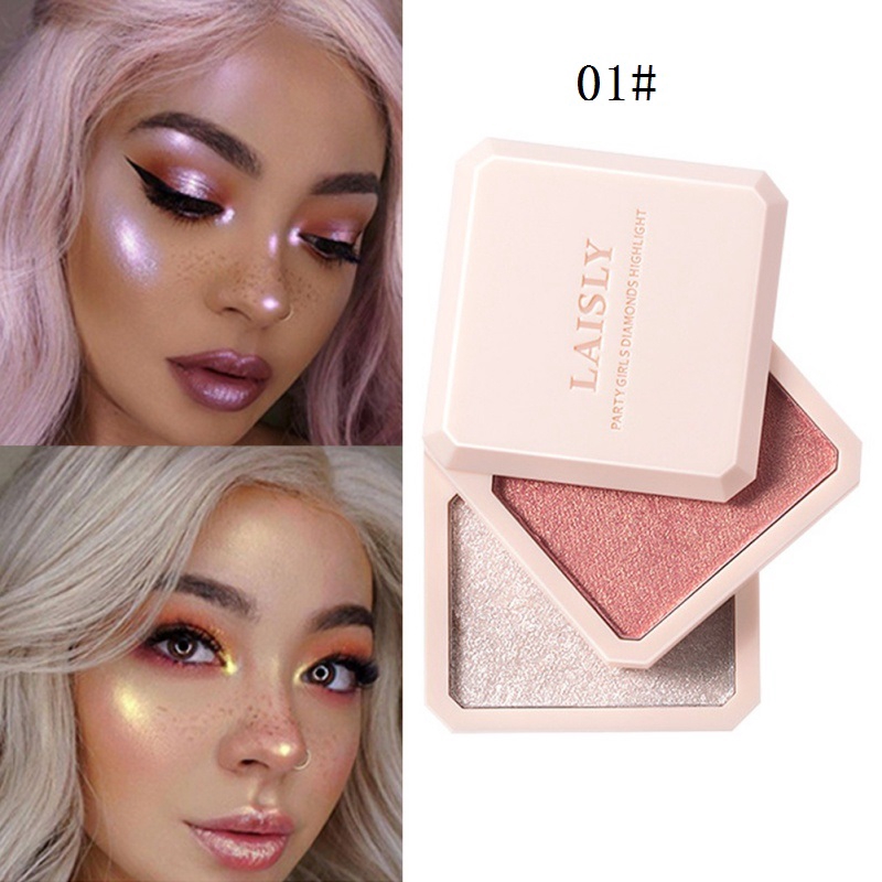 [Hàng mới về] Bảng phấn hai lớp màu sắc ánh kim tươi sáng giữ màu tốt | BigBuy360 - bigbuy360.vn