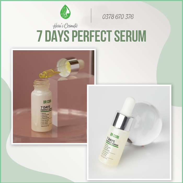 Tinh chất tái tạo Dr Cori _ 7 days perfect serum 10ml