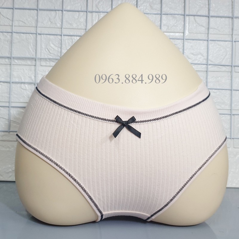 Quần lót nữ QN.01 chất cotton phối nơ, nhiều màu đẹp cho chị em - Ảnh shop chụp