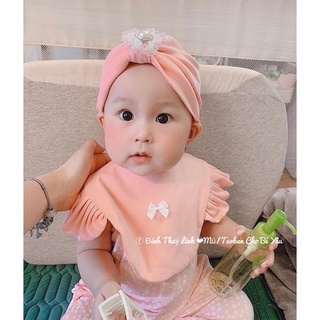 Mũ turban cho bé gái