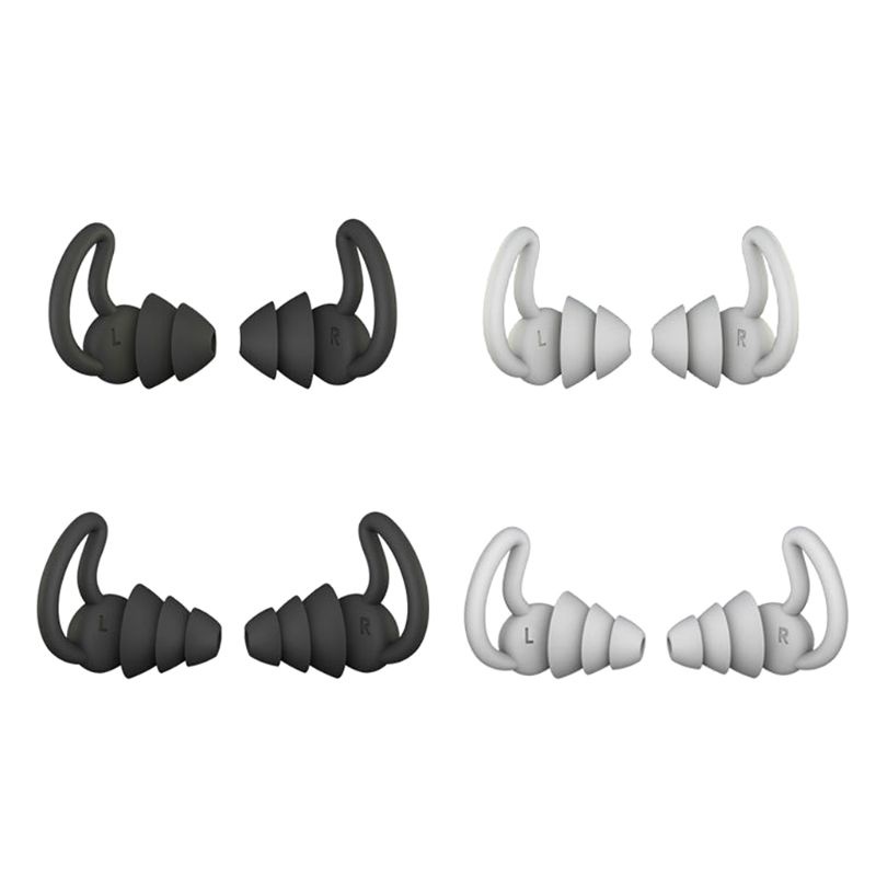 Set 2 Nút Bịt Tai Chống Ồn Giặt Được Dành Cho Người Đi Xe Đạp / Ngủ