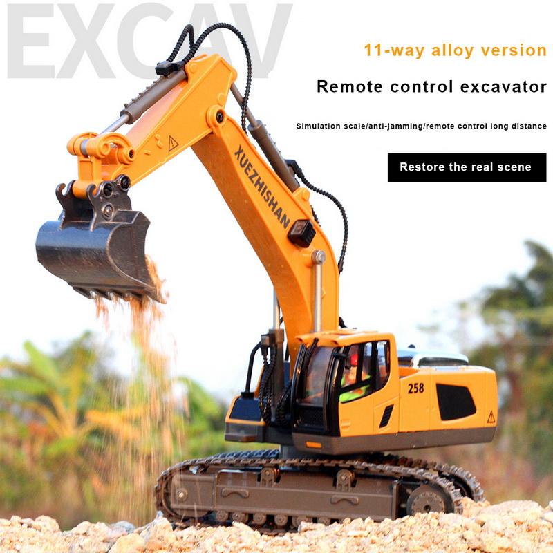 Xe Cần Cẩu Điều Khiển Từ Xa Bằng Hợp Kim Cao Cấp Cho Bé