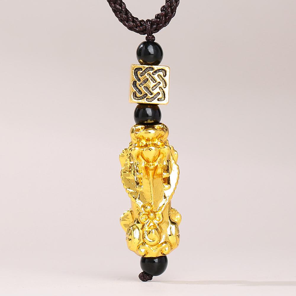 Vòng cổ Mặt Đá Pixiu May Mắn Thời Trang Cho Nam