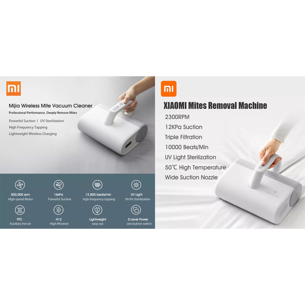 Máy Hút Bụi Diệt Khuẩn Đệm Nệm UV Xiaomi Mijia Mite Removal 12000Pa