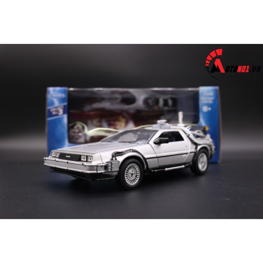 MÔ HÌNH XE DMC BACK TO THE FUTURE I II III 1:24 WELLY