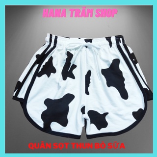 Quần sọt thun nữ bò sữa hot hit ảnh thật