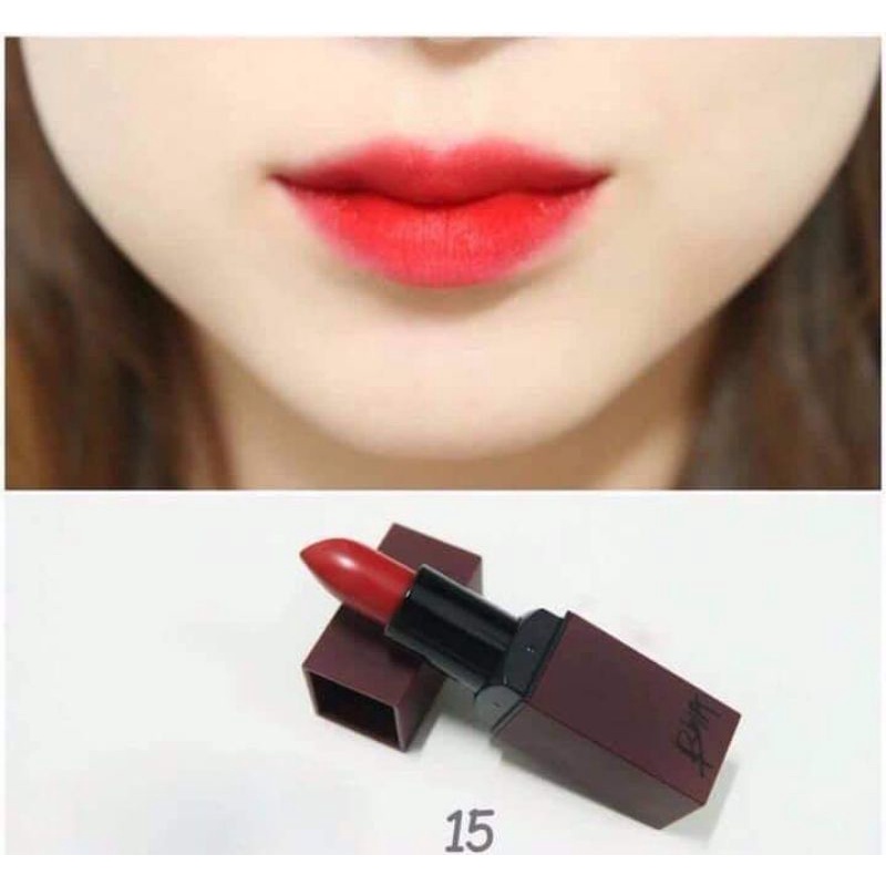 Son thỏi Bbia ver 3 màu 15 đỏ cam