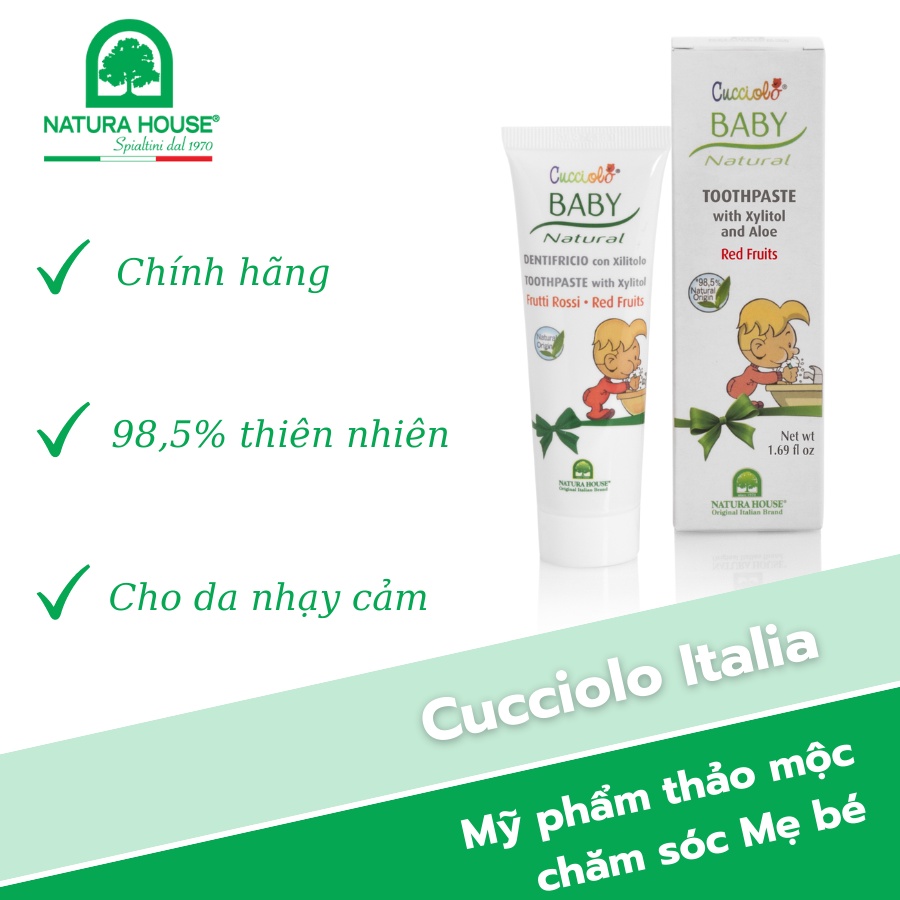 Kem đánh răng trẻ nhỏ Cucciolo