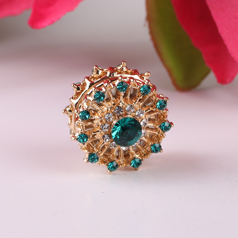 Ghim Cài Khăn Choàng Đính Đá Phong Cách Hồi Giáo Thời Trang