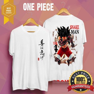 Hot áo thun one piece figure luffy gear 4 snake man cực đẹp | áo phông hải tặc luffy snake man 4 tshirt op81