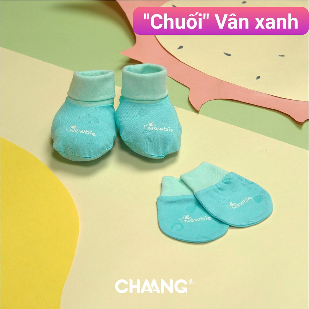 Set bao tay bao chân sơ sinh Chaang cotton an toàn cho bé