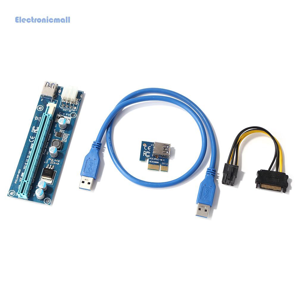 Thiết Bị Chuyển Đổi Pci Express 1x Sang 16x 6 Pin Pci-E Power | BigBuy360 - bigbuy360.vn