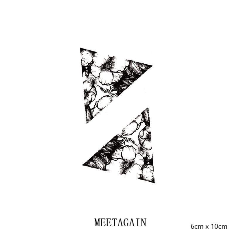 【MEET Magic Tattoo】Hình xăm dán tạm thời chống thấm nước cỡ 6cmx10cm giữ màu 15 ngày M-001