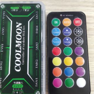 Fan cool moon led RGB