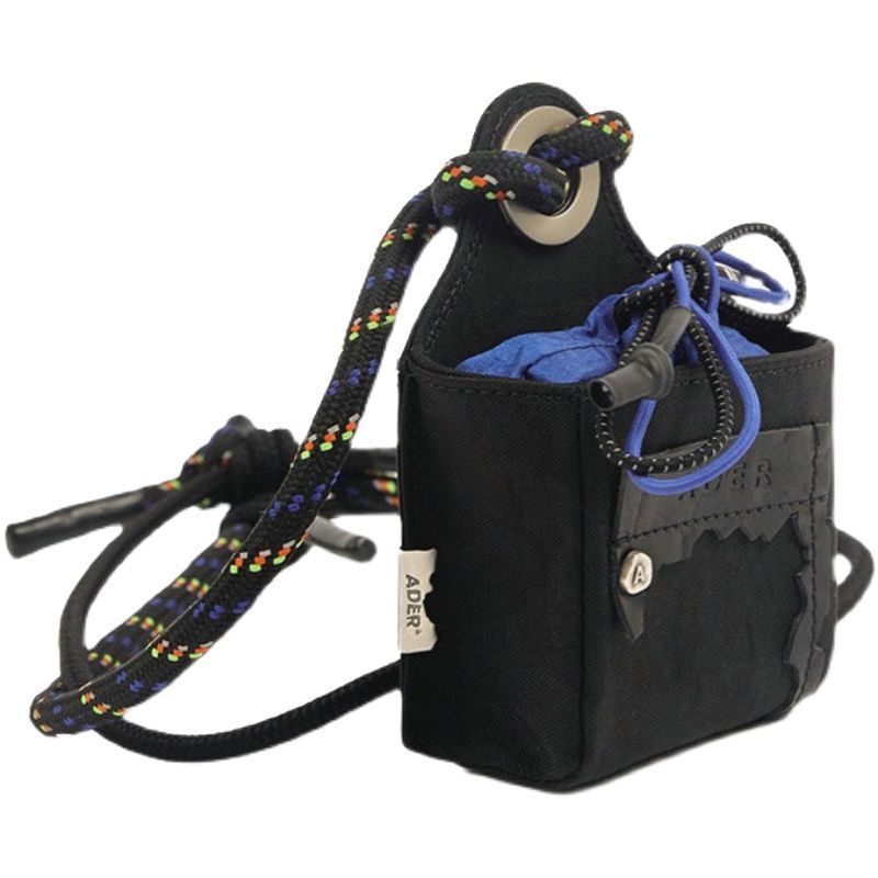 Túi adererror mini phối dây rút phong cách Nhật Bản đựng tai nghe thời trang