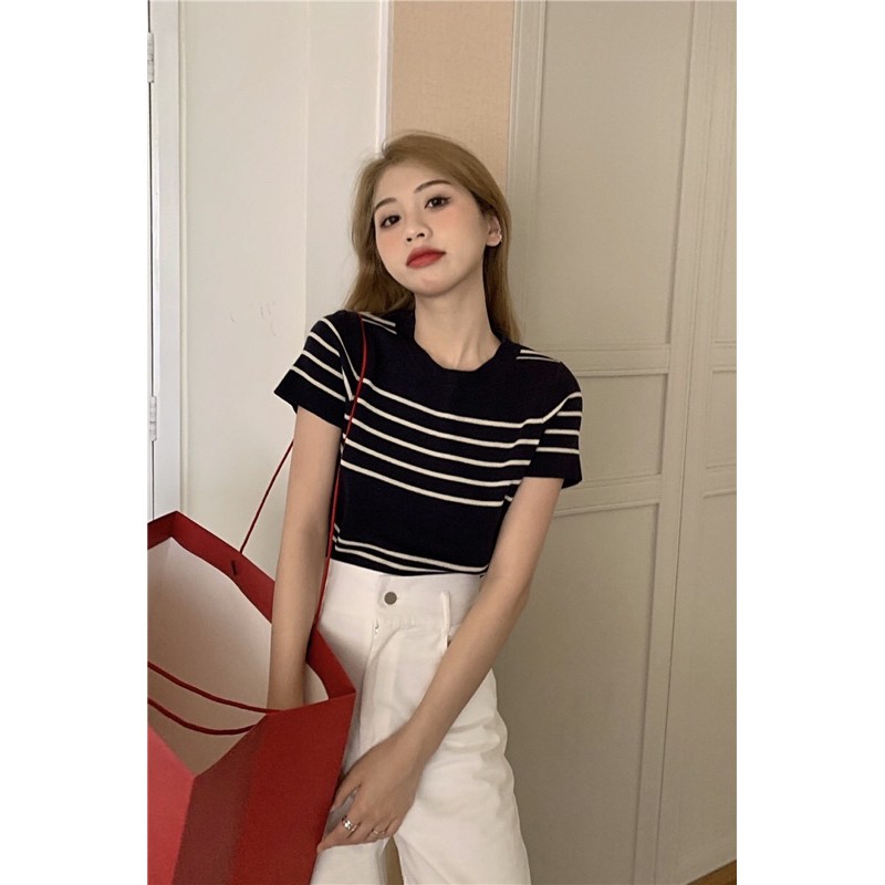 ÁO LEN MONTOGHI KẺ NGANG BASIC | BigBuy360 - bigbuy360.vn