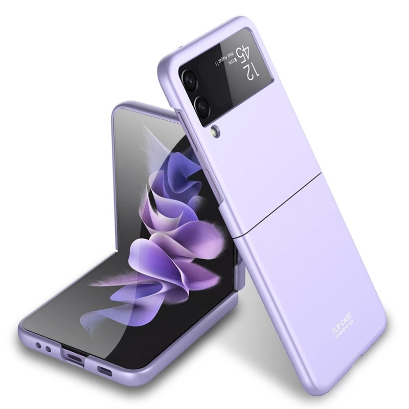 Ốp lưng nhựa cứng nhám siêu mrong chống sốc bảo vệ cho Samsung Galaxy Z Flip3 Flip 3 5G