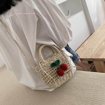 Túi cói Bằng Rơm Đan Thời Trang Mới Cho Nữ