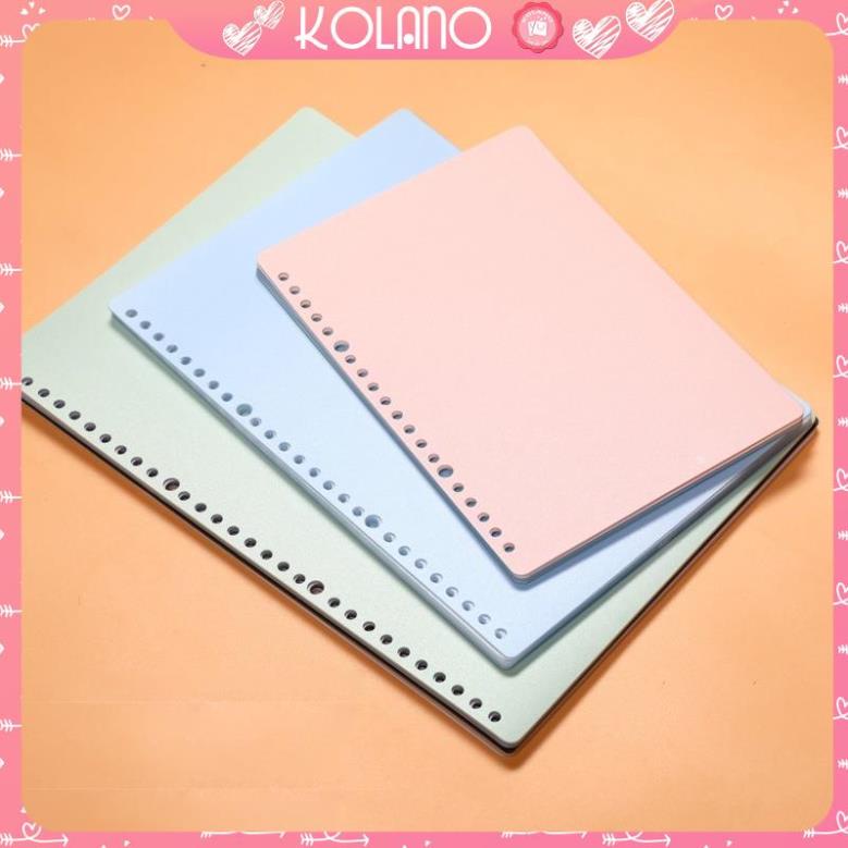 Sổ còng A5 KOLANO bìa sổ còng binder 20 lỗ nhiều màu kèm phụ kiện ngăn trang, giấy, lõi còng SN-001383