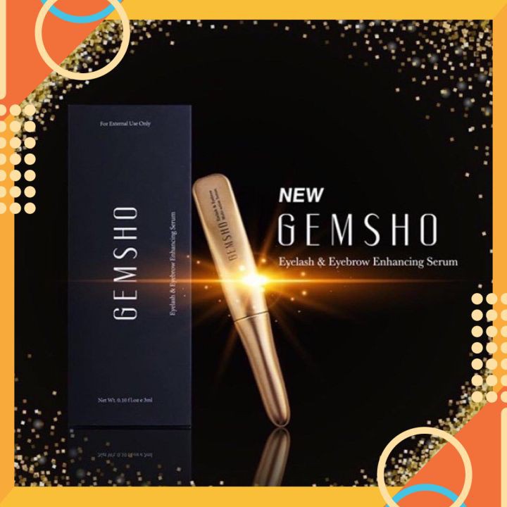 Serum Siêu Dưỡng Dài Mi , Dày Mi GEM SHO 3ml [ Auth Mỹ ] | BigBuy360 - bigbuy360.vn