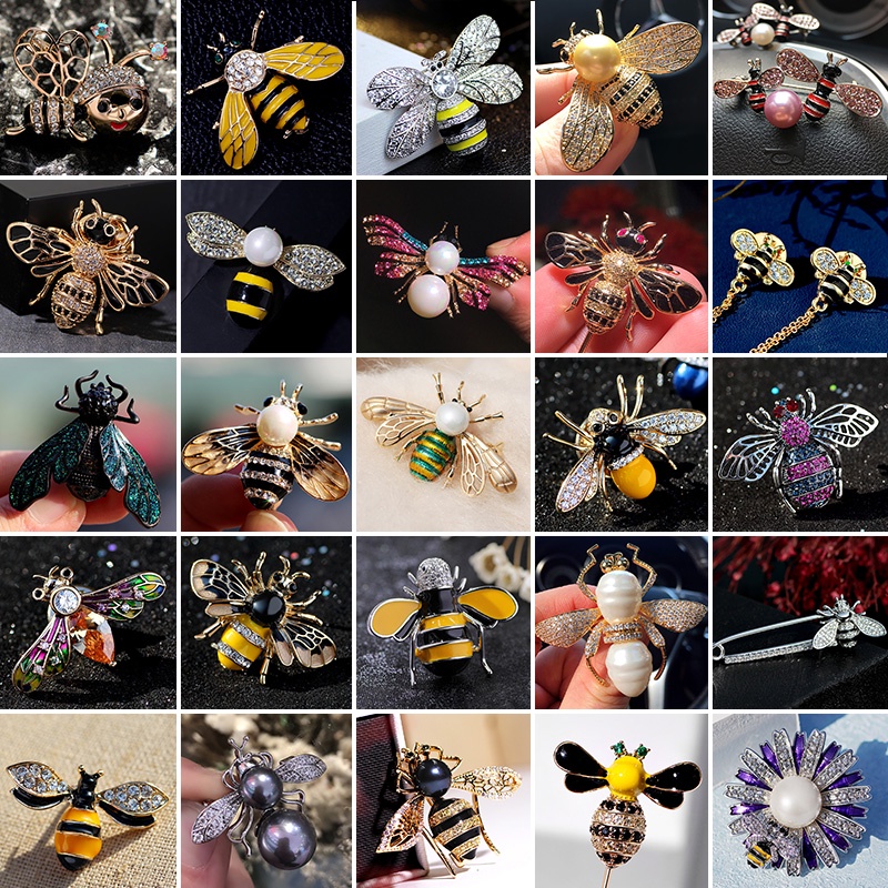 Huy Hiệu Cài Áo Hình Chú Ong Nhỏ Dễ Thương