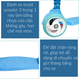 Xe trượt Scooter 3 bánh JC750