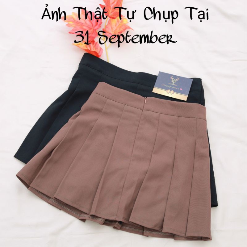 Chân váy tennis lưng cao xếp ly, chân váy ngắn xếp ly dáng xòe 31 September mã CV01 | BigBuy360 - bigbuy360.vn