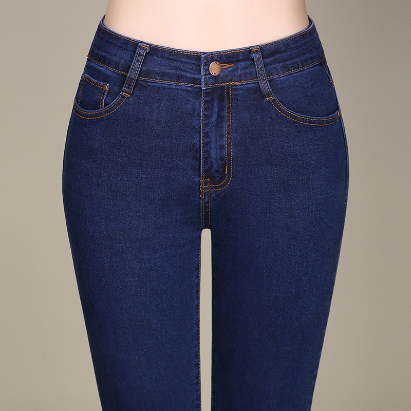Quần jean nữ BIGSIZE CHO NGƯỜI BÉO, MẬP, SIZE TO co giãn lưng cao 3 màu size từ 62->80kg MẶC VỪA