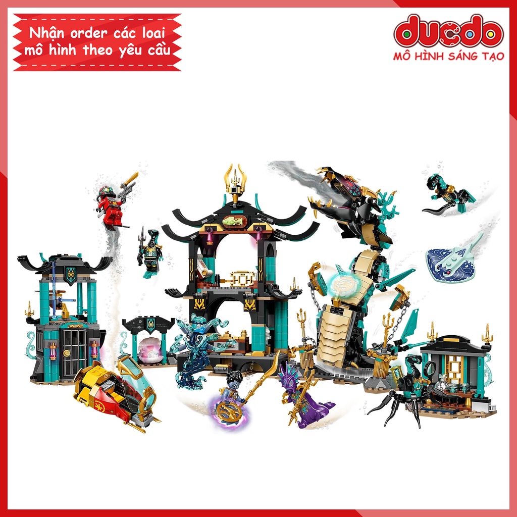 90021 Lắp ghép Ninjago Ngôi đền rồng dưới đại dương - Đồ chơi Xếp hình Mô hình Ninja 71755