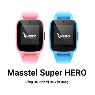 Đồng hồ định vị cho trẻ em Masstel Super HERO - Hàng Chính Hãng