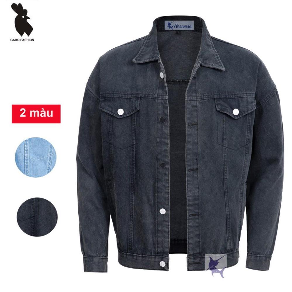 Áo khoác jean nam thời trang trẻ gabo AKJ02041