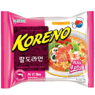 Combo 12 gói mì Hàn Quốc Koreno (6 vị)