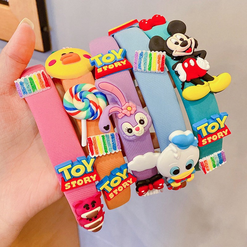 Băng Đô, Bờm Tóc chống trượt thiết kế hoạt hình vui nhộn phong cách Hàn Quốc cho bé gái