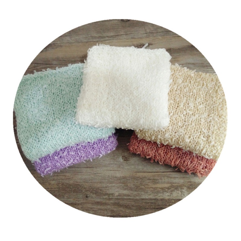 Bộ 2 Món Gồm Chăn + Nón + Khăn Quấn Mềm Mại Làm Phụ Kiện Chụp Ảnh Cho Bé Sơ Sinh