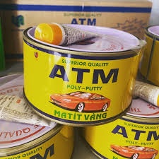 Chất trét, bả matit vàng ATM 2 thành phần (1kg)