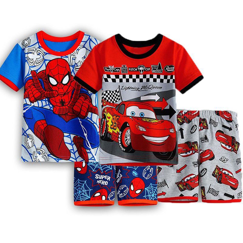 Bộ quần áo ngủ hình người nhện cho bé trai