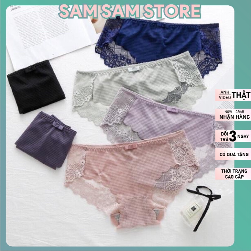 Quần Lót Nữ. Quần Lót Su Không Đường May Ép Mịn. Có Đủ Màu như hình và free size Từ 40kg-60kg.