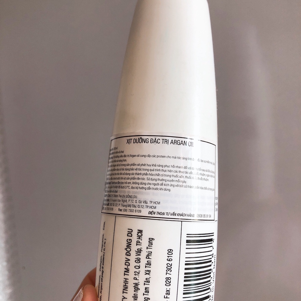 ✅ XỊT DƯỠNG KENDALI ARGAN OIL COLOR METHOD INTENSE PEPAIR 250ML