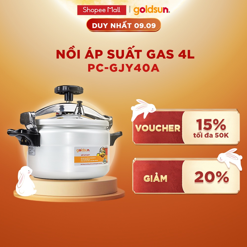 Nồi áp suất Gas Goldsun 4 Lít PC-GJY40A Bảo hành 12 tháng