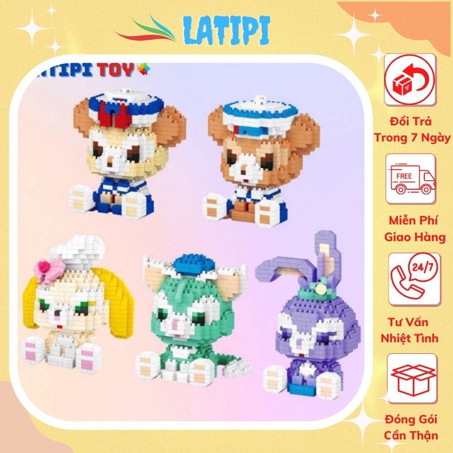 Đồ Chơi Lắp Ráp Xếp Hình 💖FREESHIP💖 Lego 3D Thông Minh Siêu Trí Tuệ Cho Bé Lắp Ghép Giá Rẻ Trang Trí Quà Tặng LATIPI
