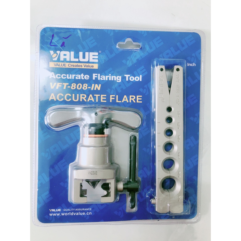 Bộ lã, bộ loe ống đồng lệch tâm VALUE VFT-808-IN không dao