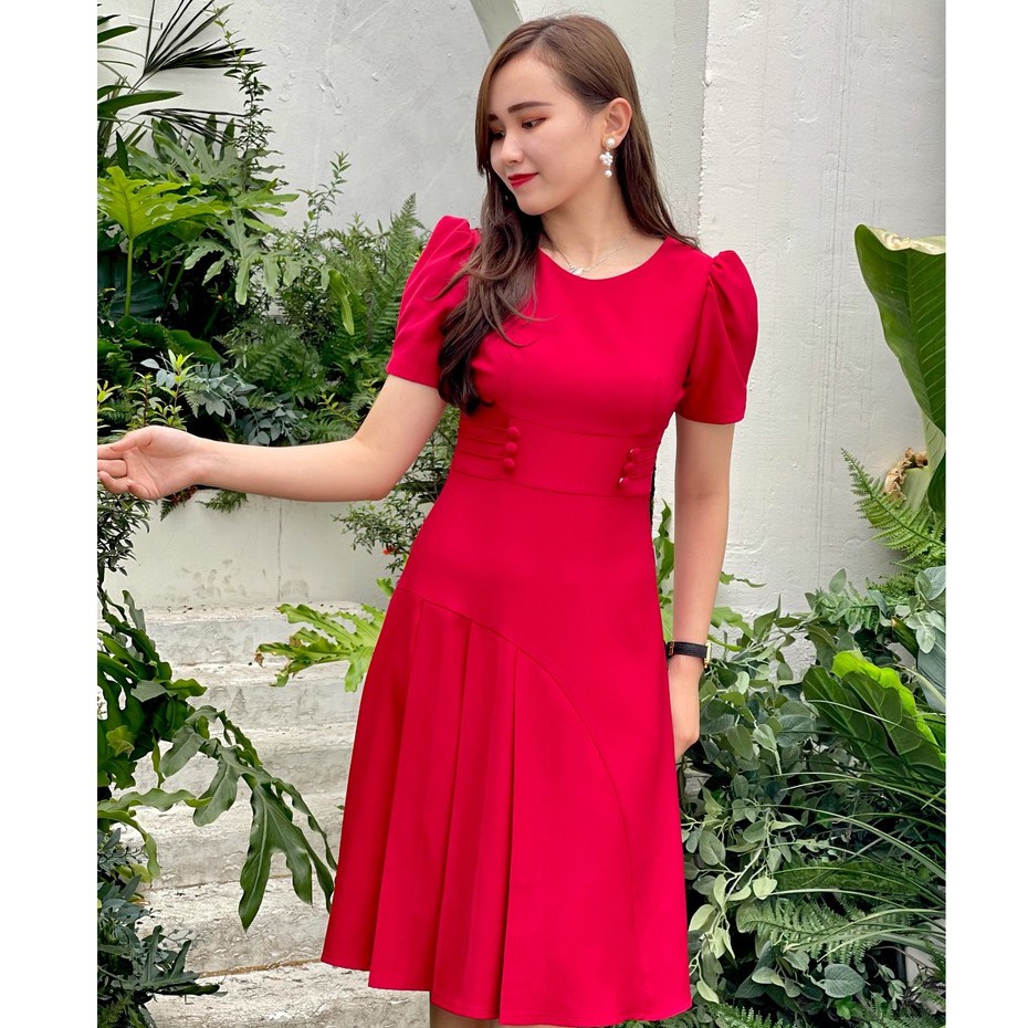 Đầm công sở thiết kế cao cấp Emvy, Sang trọng,tinh tế ,lịch sự .Phù hợp mọi hoàn cảnh ,lứa tuổi mã K65 | BigBuy360 - bigbuy360.vn