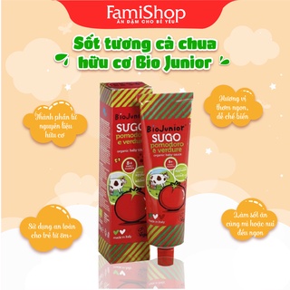 FamiShop Sốt tương cà chua hữu cơ Bio Junior 150g Ý cho bé từ 8 tháng