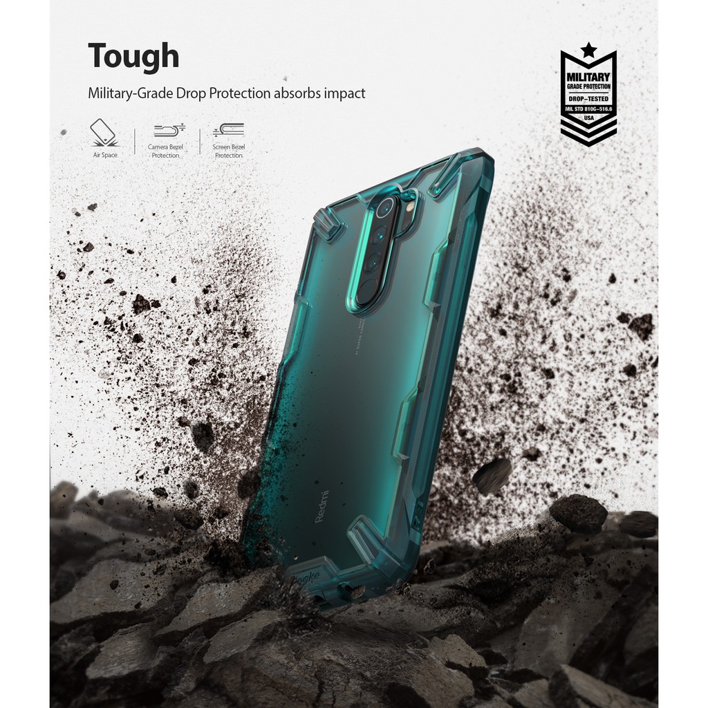 Ringke Fusion-X, Xiaomi Redmi Note 8 Note 8 Pro [Fusion-X] Ringke Vỏ chống sốc trong suốt