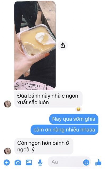 <SHIP NỘI THÀNH> Bánh Mousse Chanh Leo - For Keto, DAS, Lowcarb, Eatclean & Tiểu đường