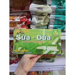 Kẹo dừa vị SỮA - DỨA  thơm ngon béo ngậy