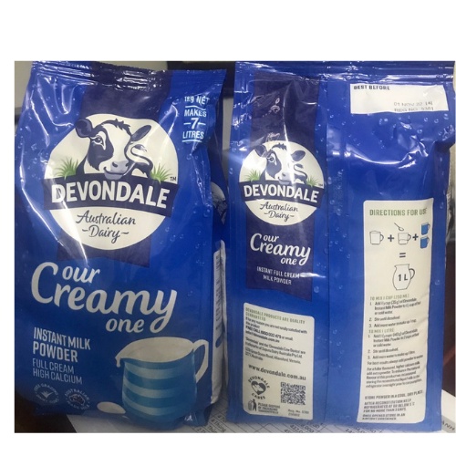 Sữa Úc Nguyên kem 1kg DEVONDALE -ÚC hàng nhập khẩu từ Úc túi 1kg